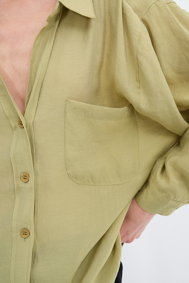 Oversize Basic Gömlek G4612-Z2 - 3