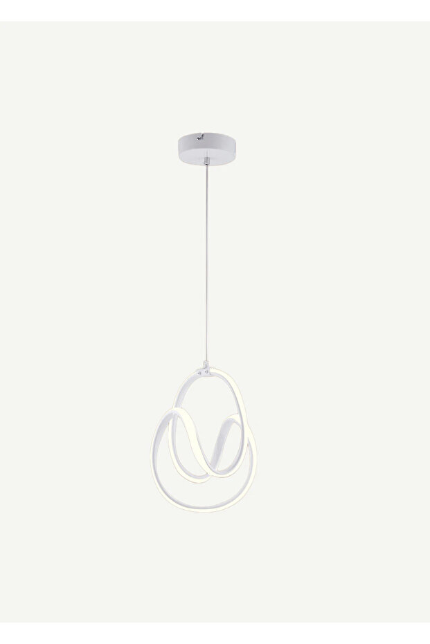 Ruby Led Sarkıt Avize Beyaz (75x30 cm) - 1