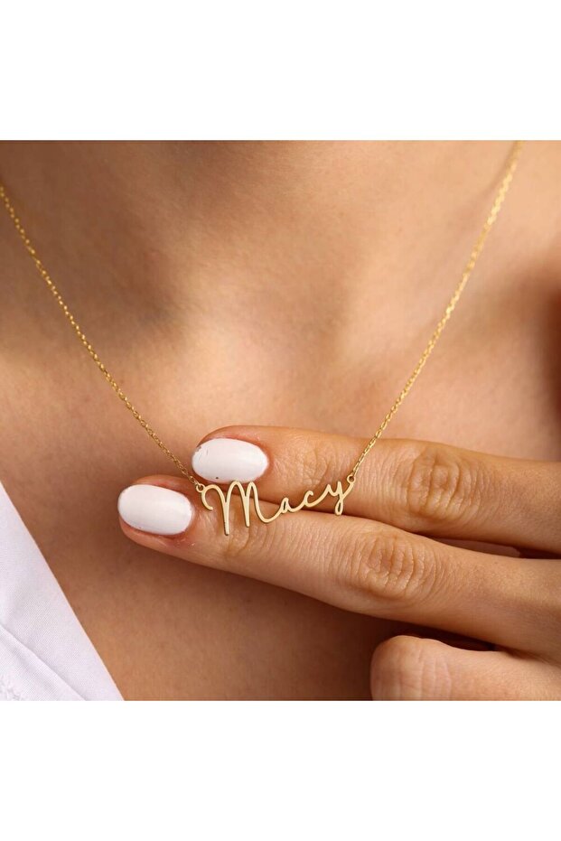 İsimli Altın Kolye - 4