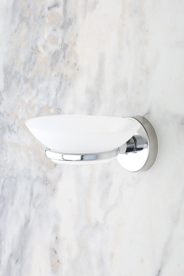 Chrome Soap Dish Holder Solid Soap Dish - 1