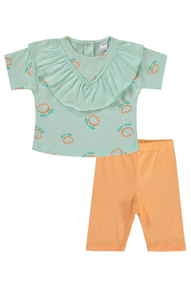 6-18 Months Set with Tights - Green