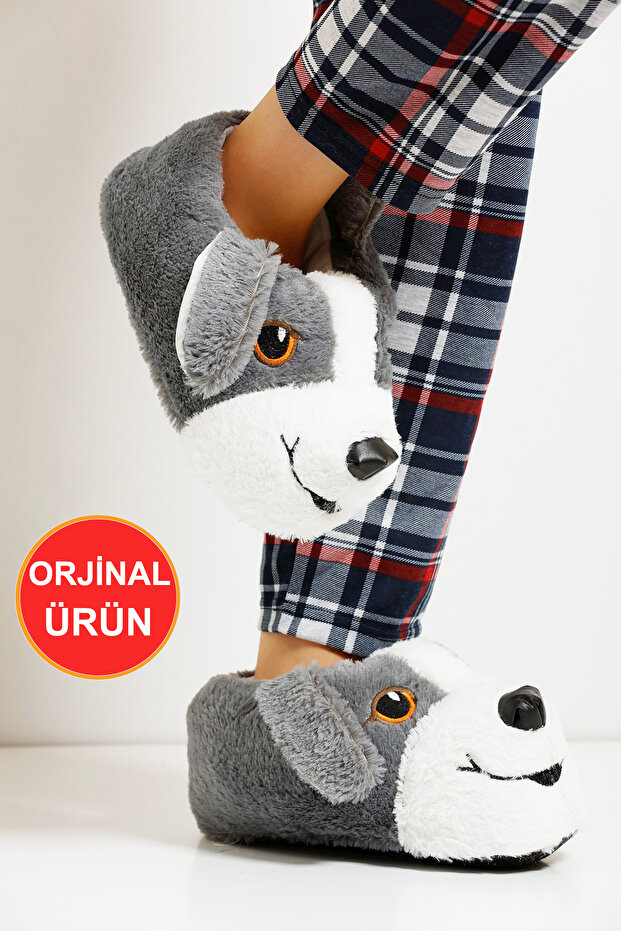 Yumuşak Taban Sevimli Köpek Panduf - 1