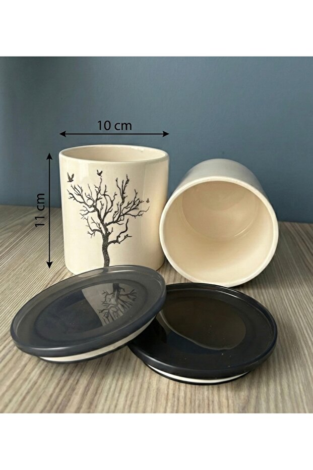 وعاء تخزين من السيراميك - 5