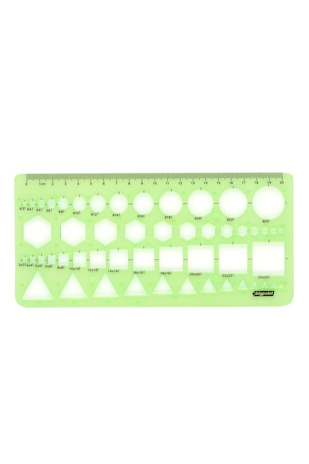 Geometric Template X 20 Pieces