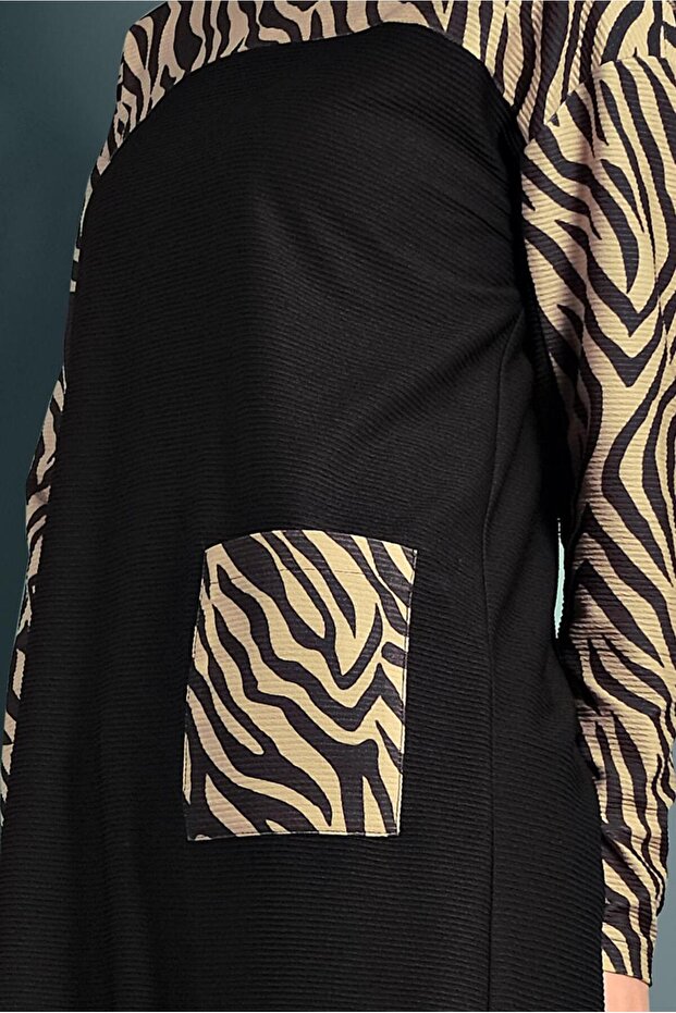 Zebra Patterned Tunic 40357 - 4