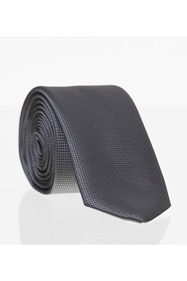 Smoked Slim Fit Solid Color Woven Tie / DDK-25
