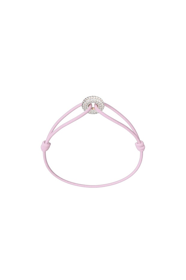 Mini Rose Soho Pavé Cord Bracelet
