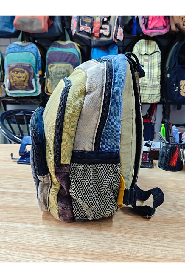 NEW PATCHWORK RENKLİ Sırt Çantası - 3