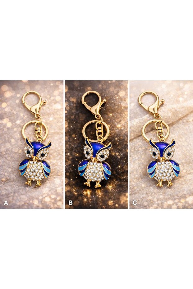 Gift Keychain with Stone Engraving