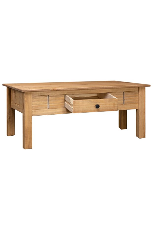 Coffee table, 100x60x45 cm, solid pine wood, Panama range - 3