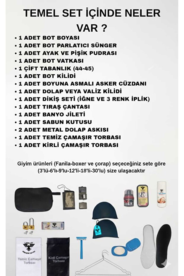 6-Piece Basic Soldier Set Basic Necessities Soldier Supplies - 2