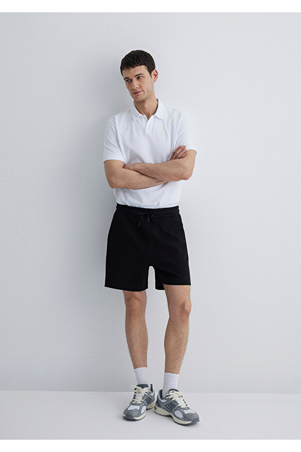 Black Siyah Basic Şort 0410258-900 - 3