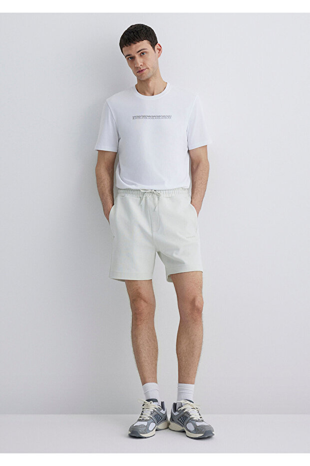 Beyaz Şort 0410258-70142 - 2