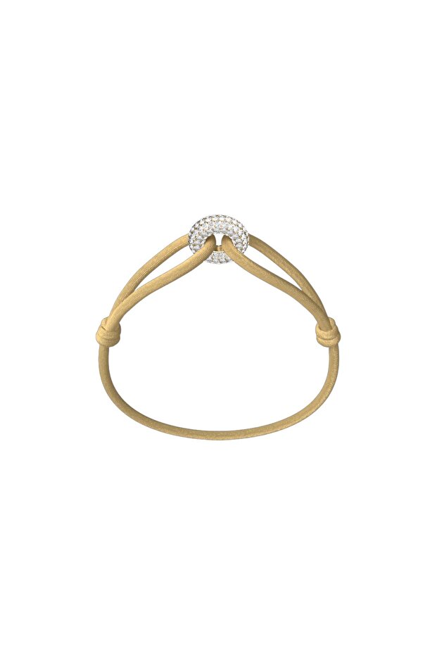 Golden Soho Pavé Cord Bracelet