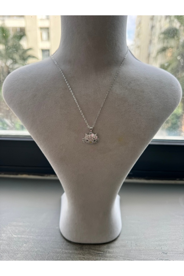 HELLO KITTY KOLYE BİLEKLİK SETİ ÇELİK - 8