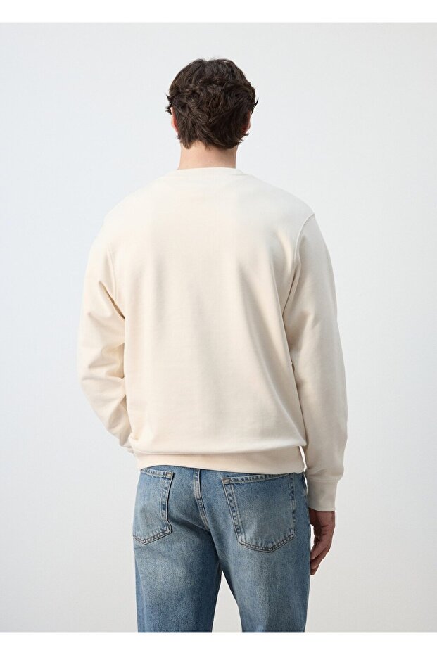 Regular kesim %100 pamuklu sweatshirt - 4