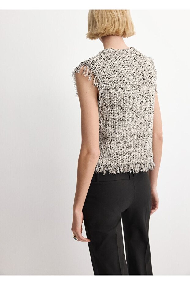 Püsküllü bluz - 4