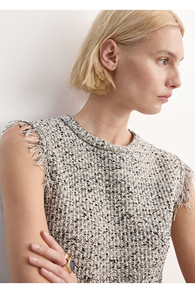 Püsküllü bluz - 7