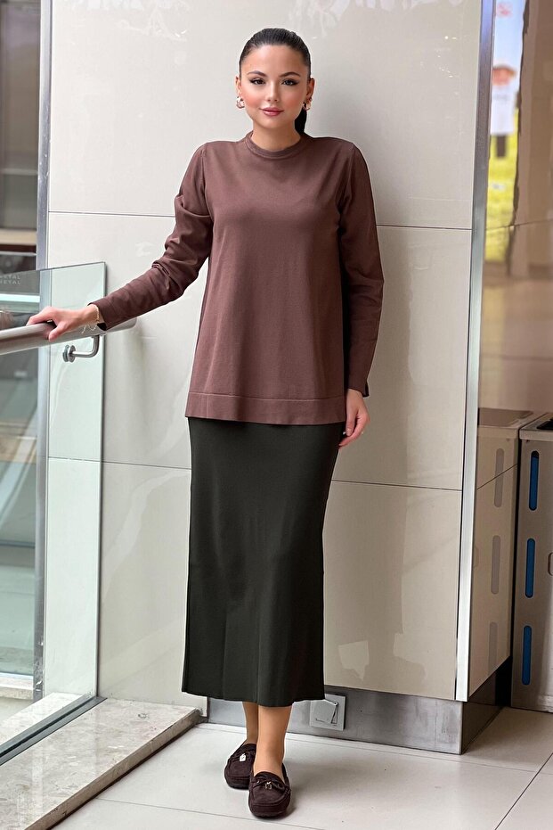 Reglan Kol Merserize Tunik - 4