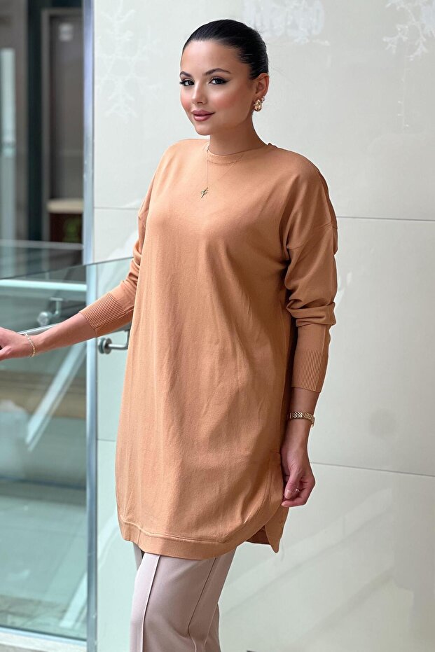 Oval Kesim Merserize Tunik - 2