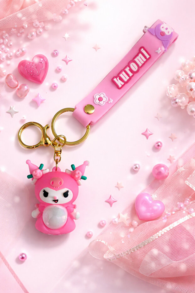 Breloc tip Kuromi, Bec LED - 1