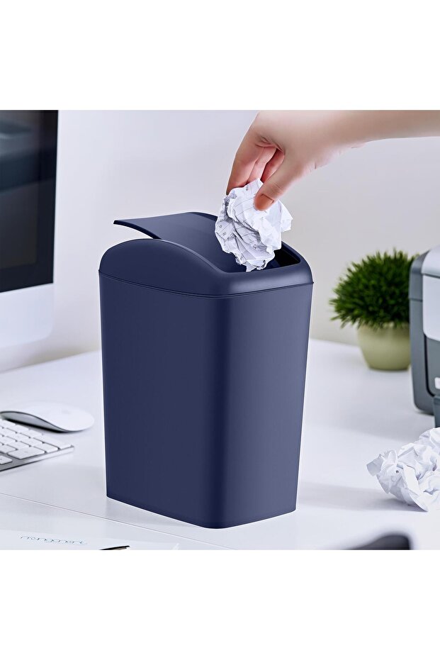 Soft Çöp Kutusu Döner Kapak 10 LT - 3