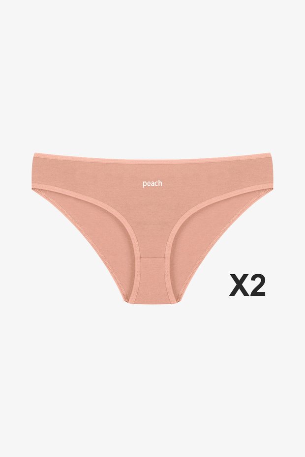 Kadın 3'lü Pamuklu Basic Külot - 5