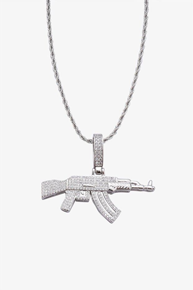 Iced Out Ak-47 Kolye - 1