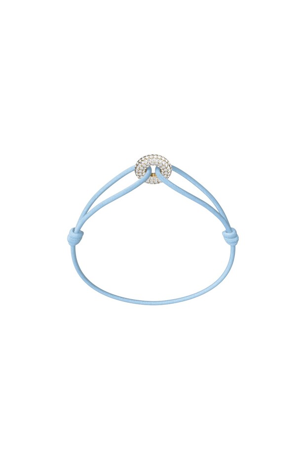 Mini Golden Soho Pavé Cord Bracelet