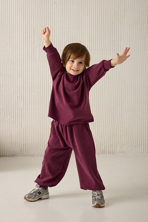 Basic Takım Kids Mürdüm - 2