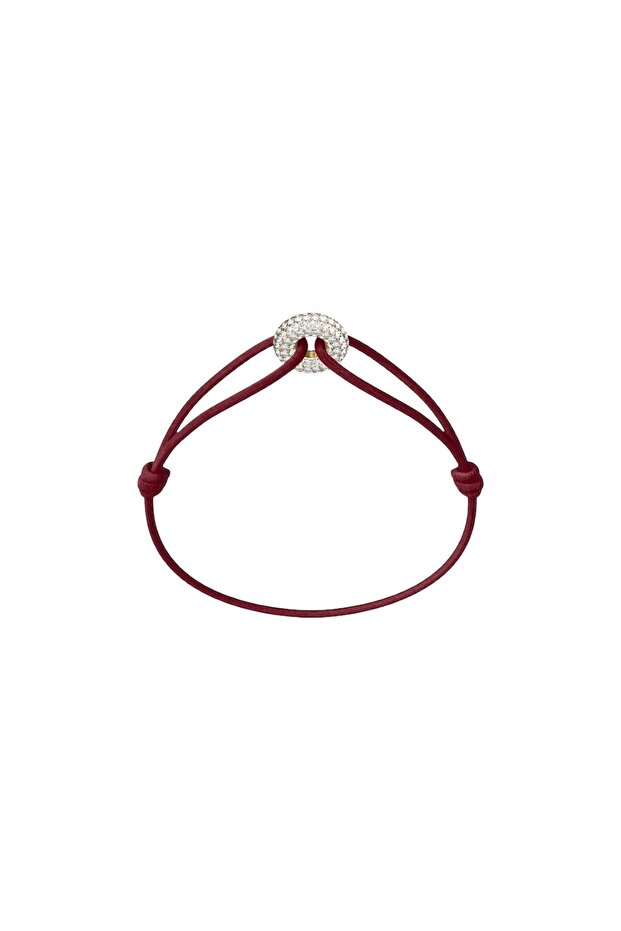 Mini Golden Soho Pavé Cord Bracelet