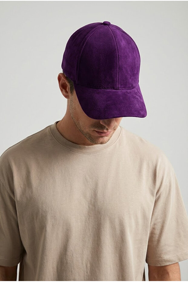 قبعة من جلد الغزال الحقيقي - 3