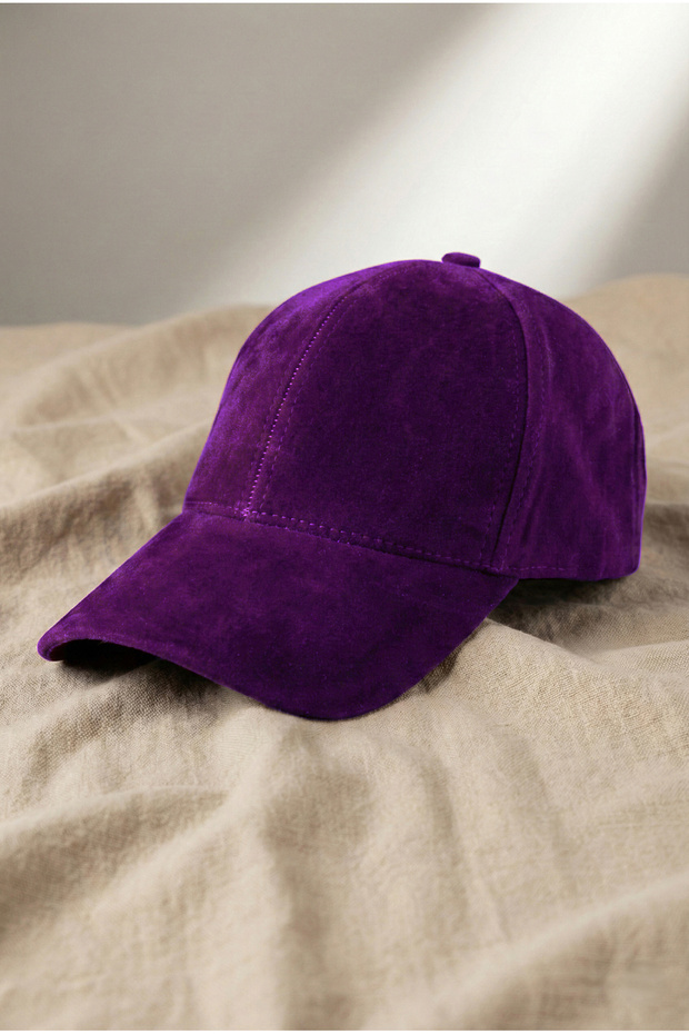 قبعة من جلد الغزال الحقيقي - 1