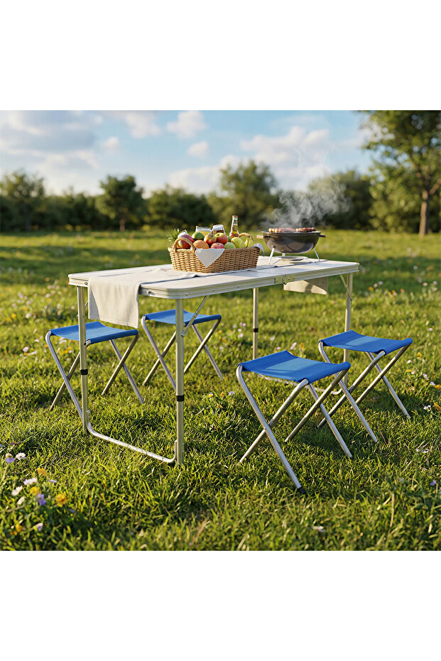 4 Tabureli Kamp Seti - 3