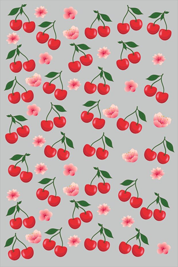 ملصق حائط بنمط الكرز - 5