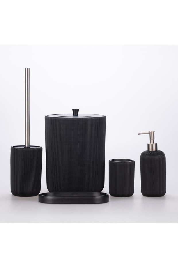 طقم حمام ليديا أسود - 1