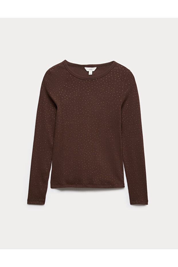 İşlemeli Dokulu Üst - 1