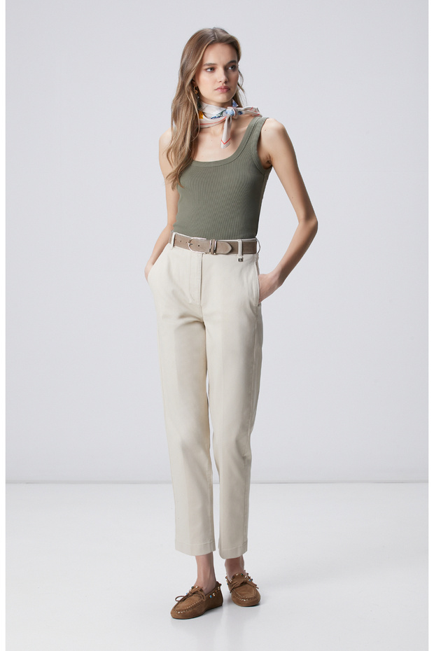 Haki Basic Örme Atlet - 3