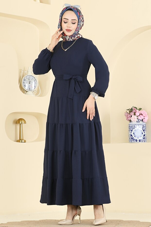 Eteği Katlı Aerobin Elbise 3262HBS856-MS Laci - 2