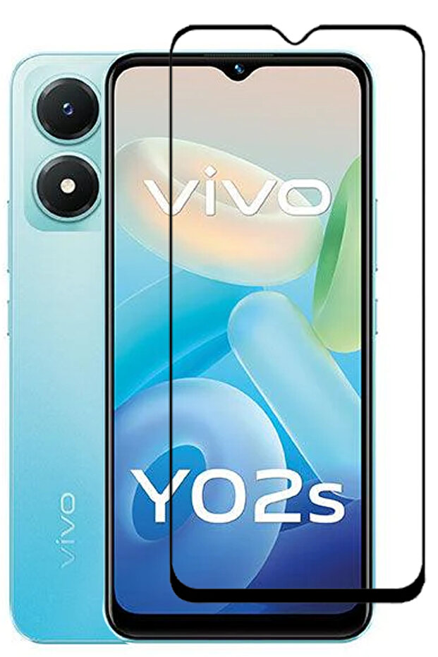 واقي شاشة زجاجي ممتاز لهاتف Vivo Y02s