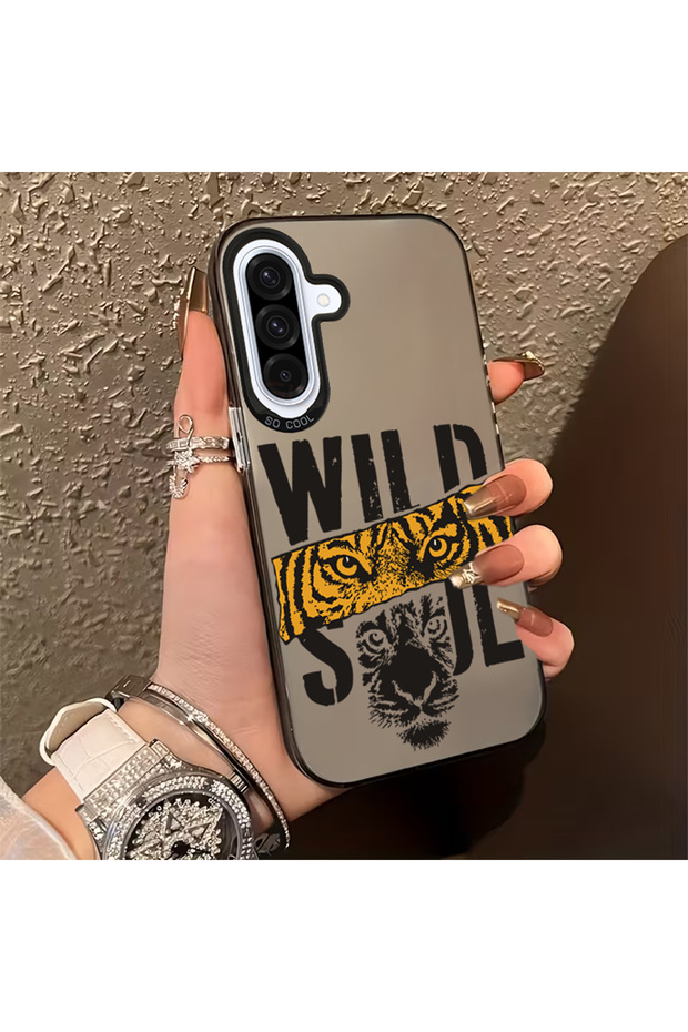 Samsung Galaxy A36-A56 Compatible Wild Soul Print Shock Absorbing Dirt-Repellent Phone Case Mk01A