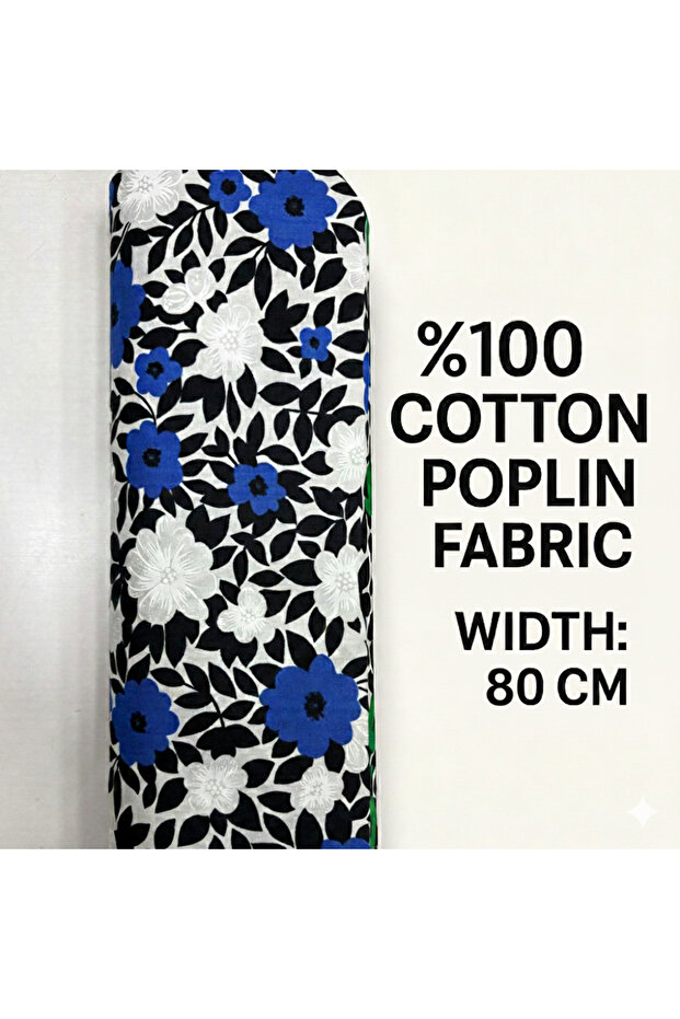 100% Cotton Poplin Fabric 80 cm Wide Sewing and Hobby Fabric