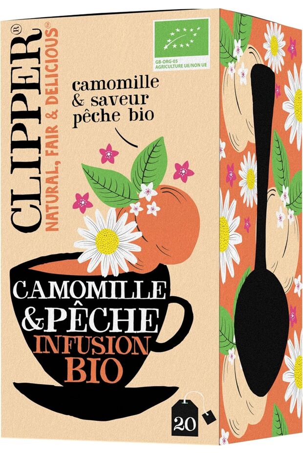 Chamomile and Peach Organic Herbal Tea