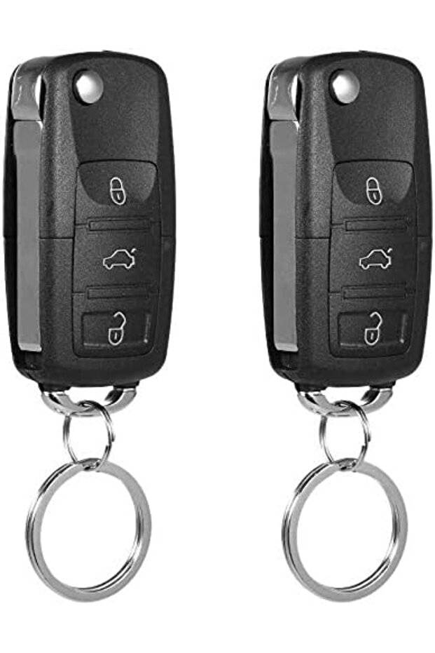 Universal Car Door Lock Trunk Release Keyless Entry System Central Locking Kit With Remote Control - 4