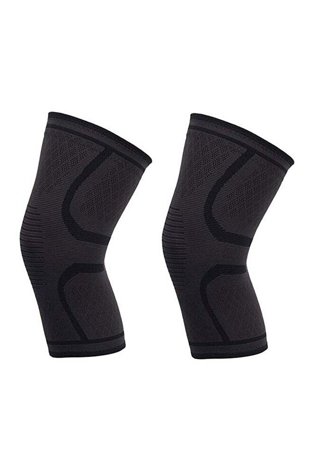 طقم دعامة للركبة من قطعتين بطول 27 سم - 1