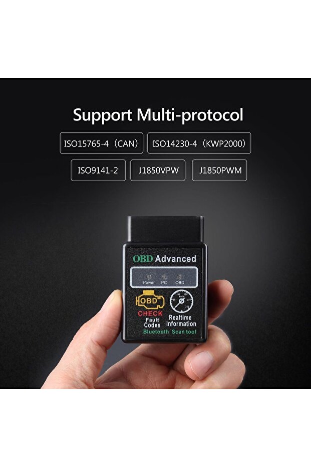 محول ماسح تشخيص أعطال السيارات بتقنية بلوتوث OBD2 وOBDII لأجهزة ستيريو السيارات Eonon التي تعمل بنظام Android، مع عرض رمز المحرك في الوقت الفعلي - 7