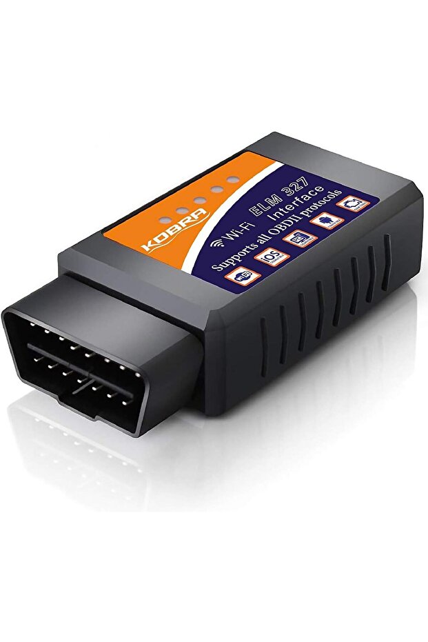 جهاز فحص أعطال السيارات OBD2 وقارئ أكواد السيارات بتقنية الواي فاي - يزيل ضوء فحص المحرك فورًا - يشخص 3000 رمز عطل في السيارة - 1