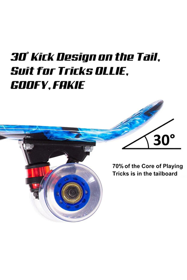 لوح تزلج بلاستيكي كبير - 5