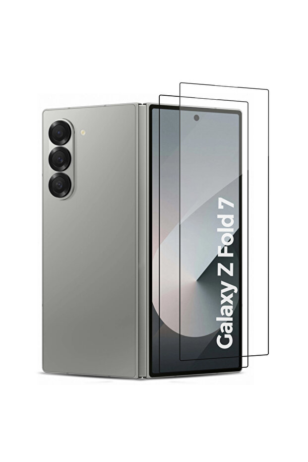 [ 2 Pack ] Tempered Glass for Samsung Galaxy Z Fold 7 Screen Protector