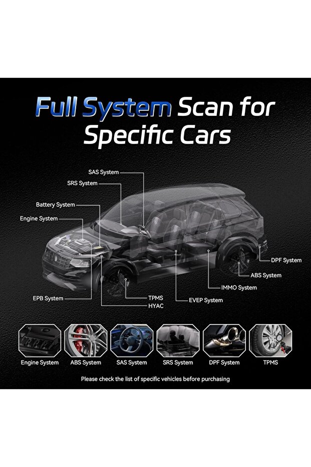 OBD2 Scanner Bluetooth, Full System Car Diagnostic Scanner Tool, Check Engine Code Reader, Voltage T - 4